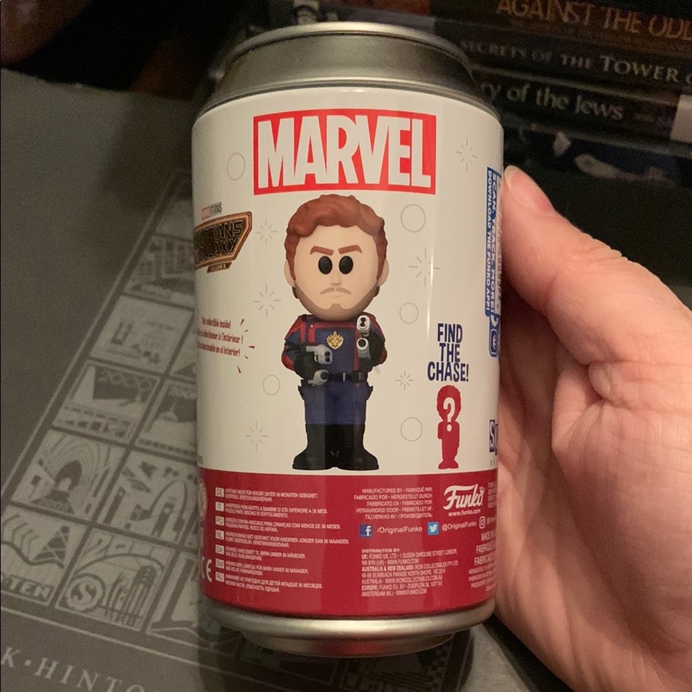 Marvel Star-Lord Funko Soda Can with Figure